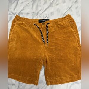 Treasure & Bond Ochre Corduroy Shorts